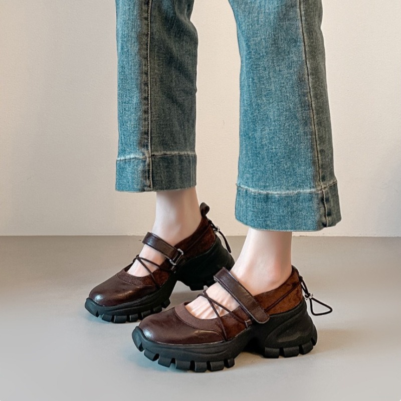 Street Fashion Shoes - Neue Retro-Ballett-Mary-Jane-Schuhe, modische Marken-Damen-Sneaker und Freizeitschuhe