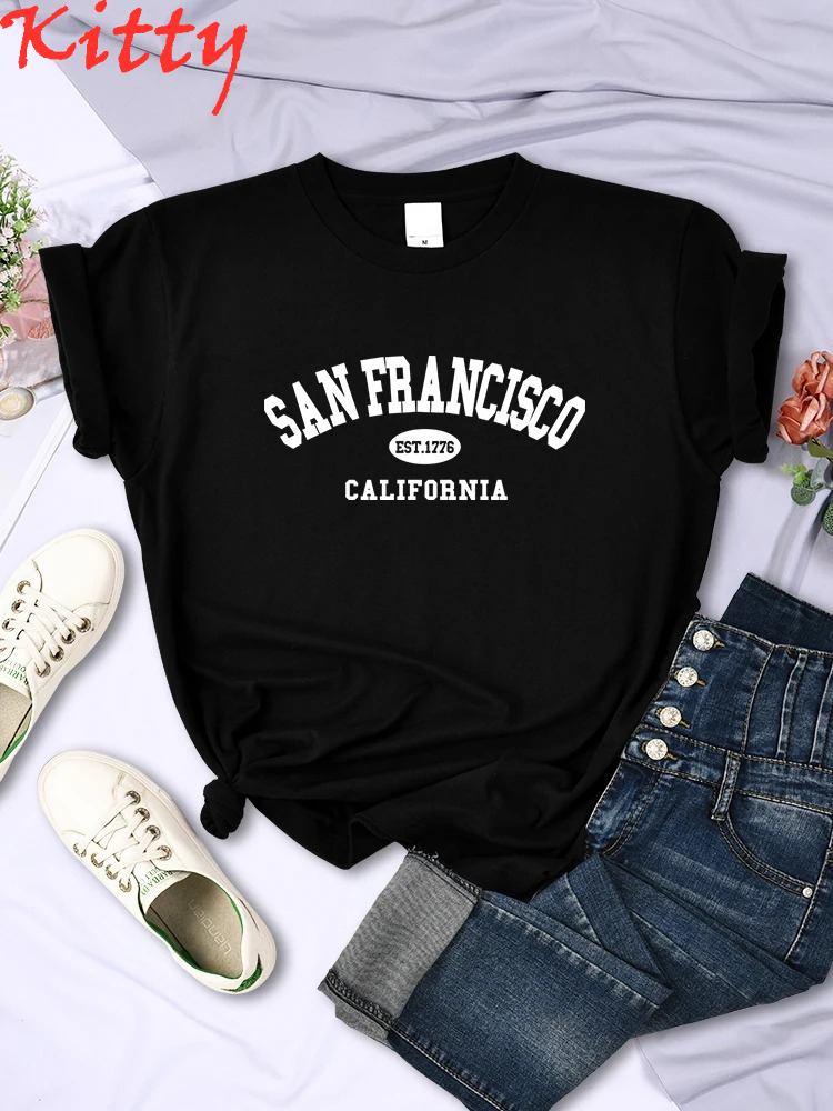 Street Fashion California - San Francisco Est.1776 California Letter Street
