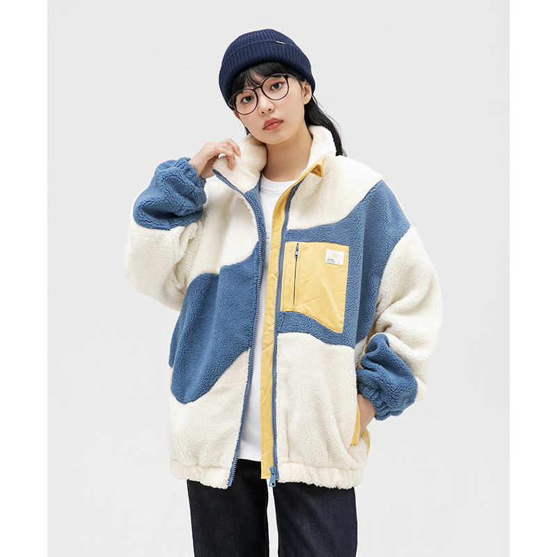 Coach Jacket Bomber - Neue Ankunft Winter Lambswool Dicke Warme
