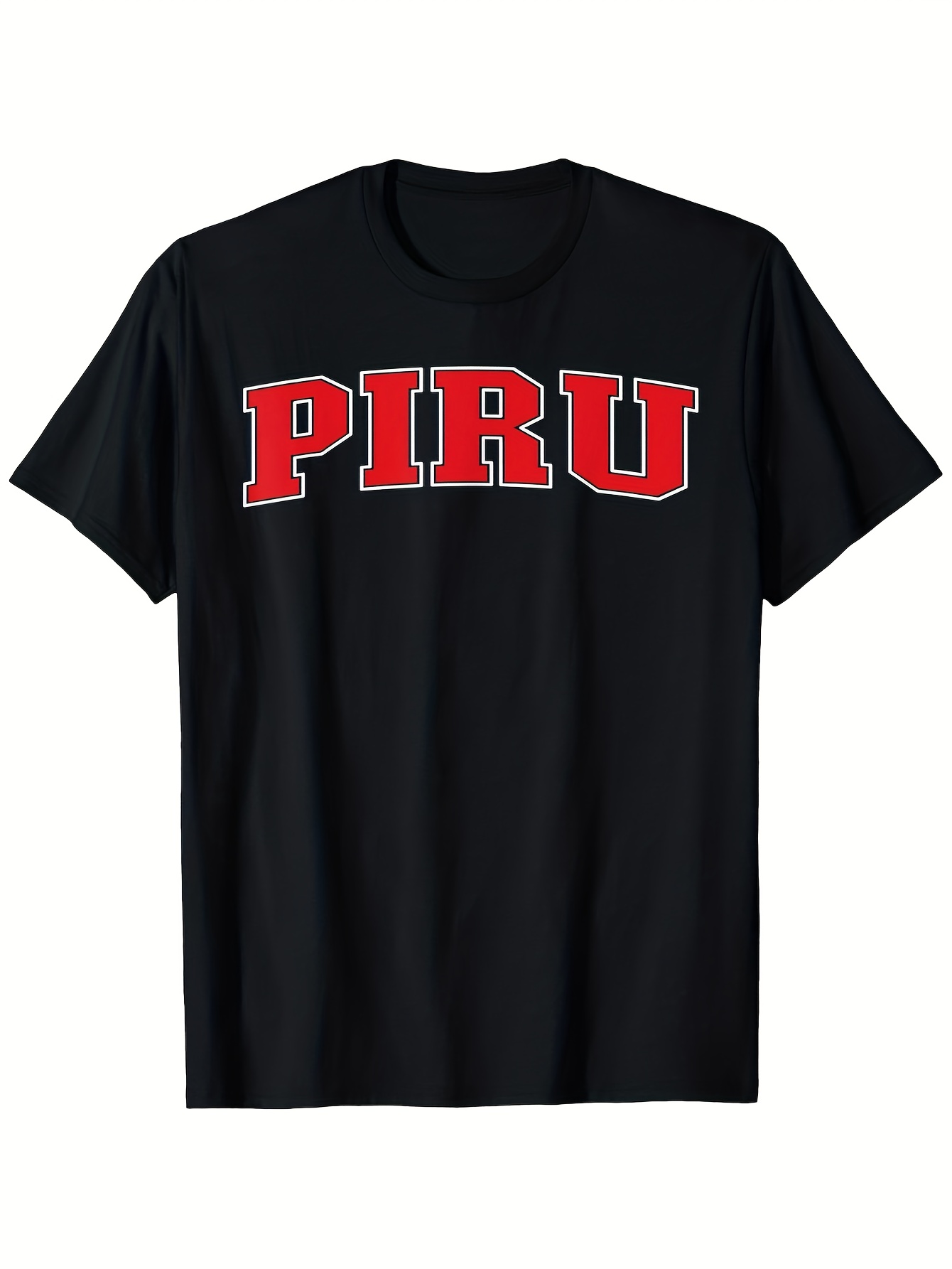 Street Fashion California - Herren-T-Shirt mit Piru-California-Muster – Weich, atmungsaktiv,