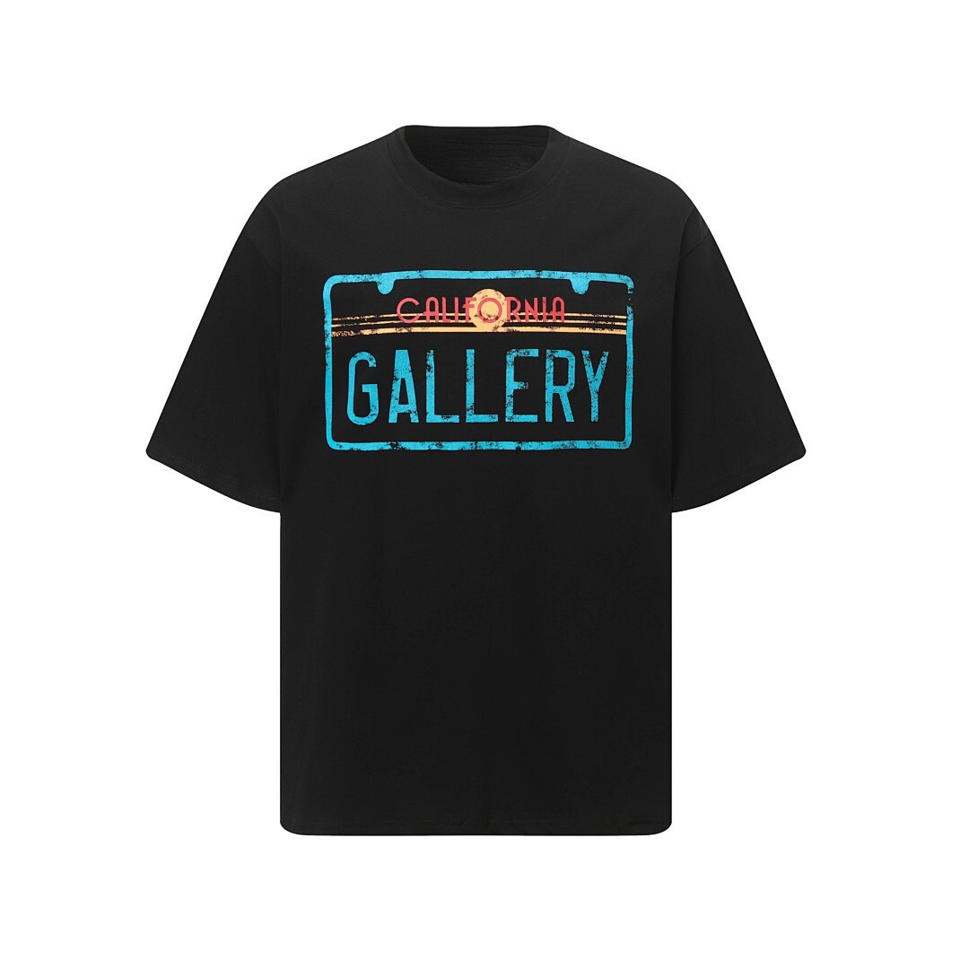 Street Fashion California - Kalifornien-Nummernschild-Logo High-Street-Mode-Trend Marken-T-Shirt Baumwolle Grafik-T-Shirt Herren