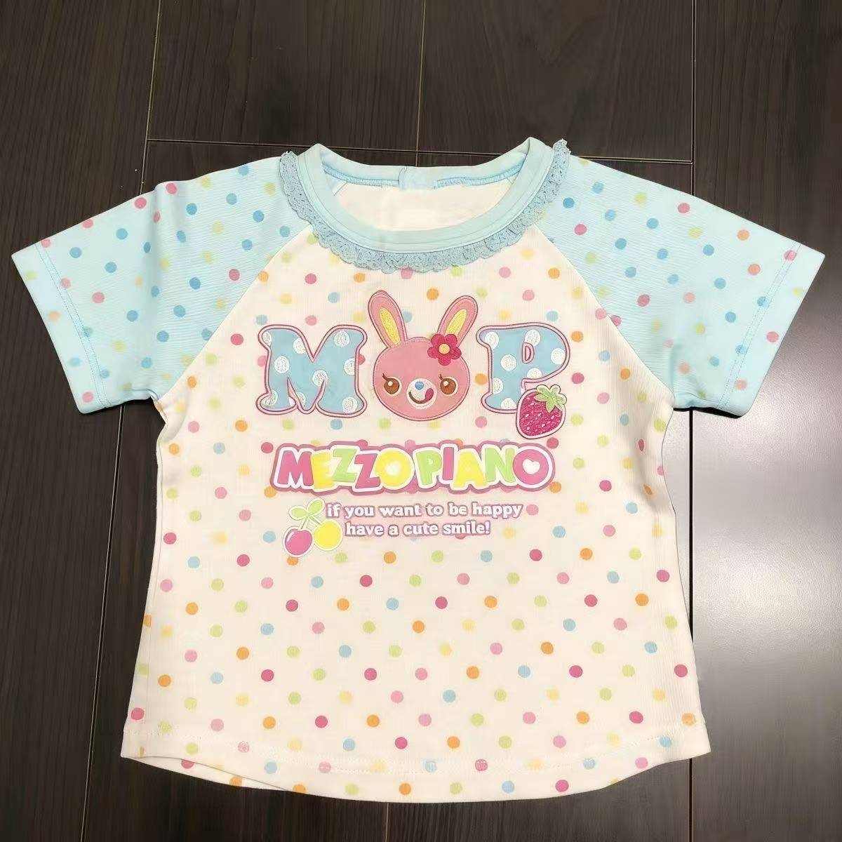 Vintage Kawaii Süße Kurzarm-T- – Street Fashion Girl Bewertung und Preis