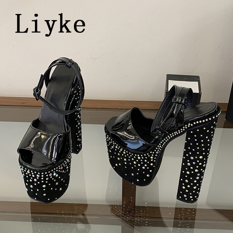 Liyke Modische Kristall-Strass – Street Fashion Shoes Bewertung und Preis
