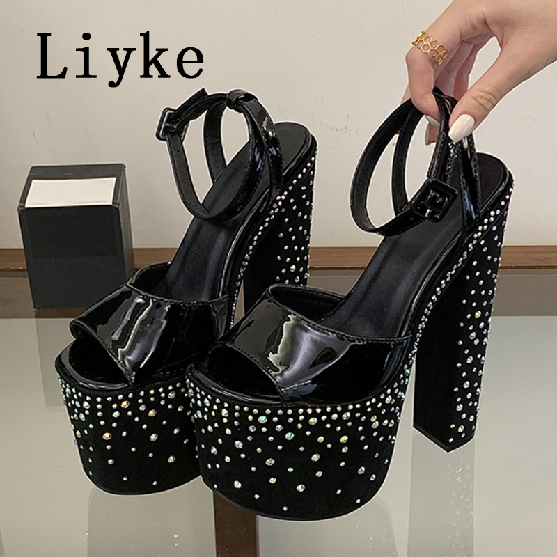 Liyke Modische Kristall-Strass – Street Fashion Shoes Bewertung und Preis