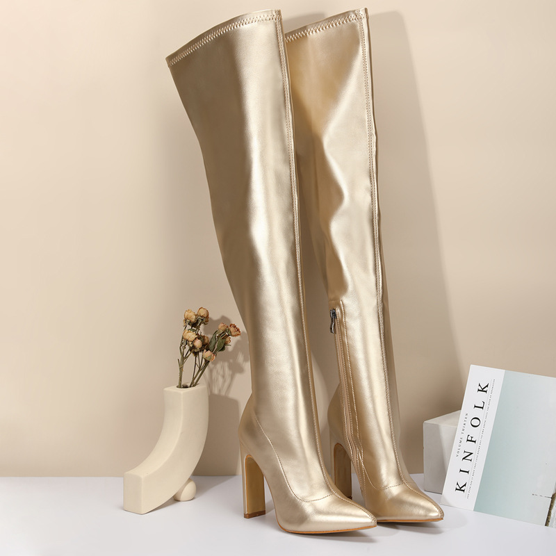 Schlanke Damen-Overknee-hohe S – Street Fashion Lady Bewertung und Preis