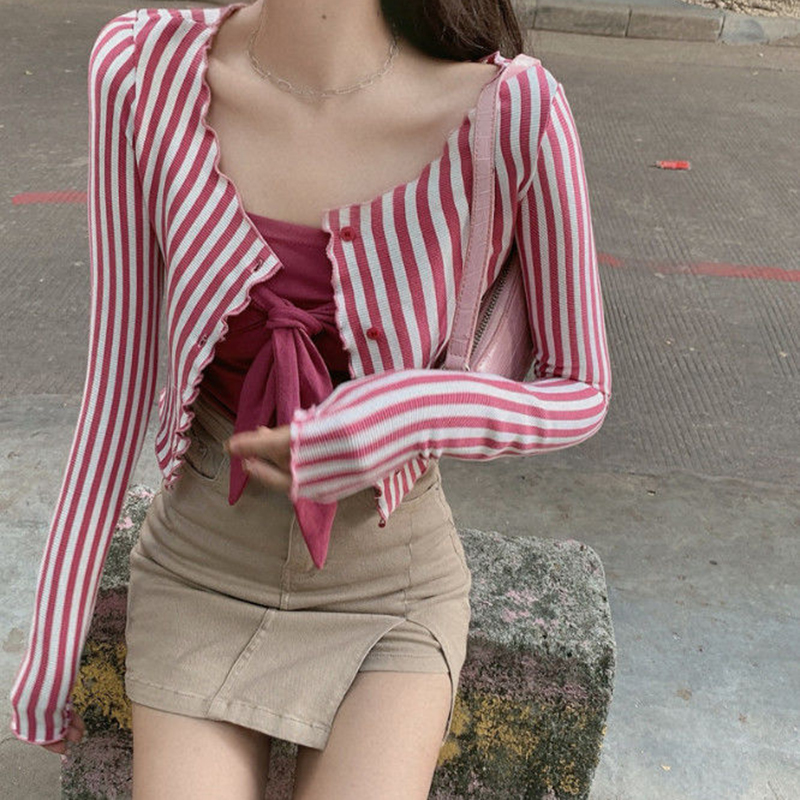 Mexzt Vintage gestreifte Hemde – Street Fashion In Korea Bewertung und Preis