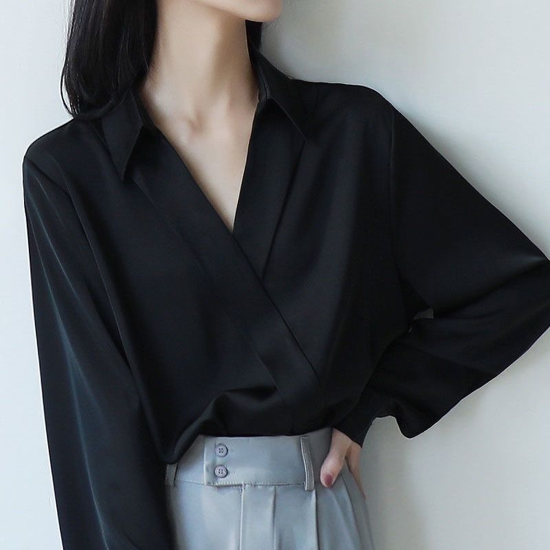 Gidyq Frauen schwarz Chiffon S – Street Fashion In Korea Bewertung und Preis