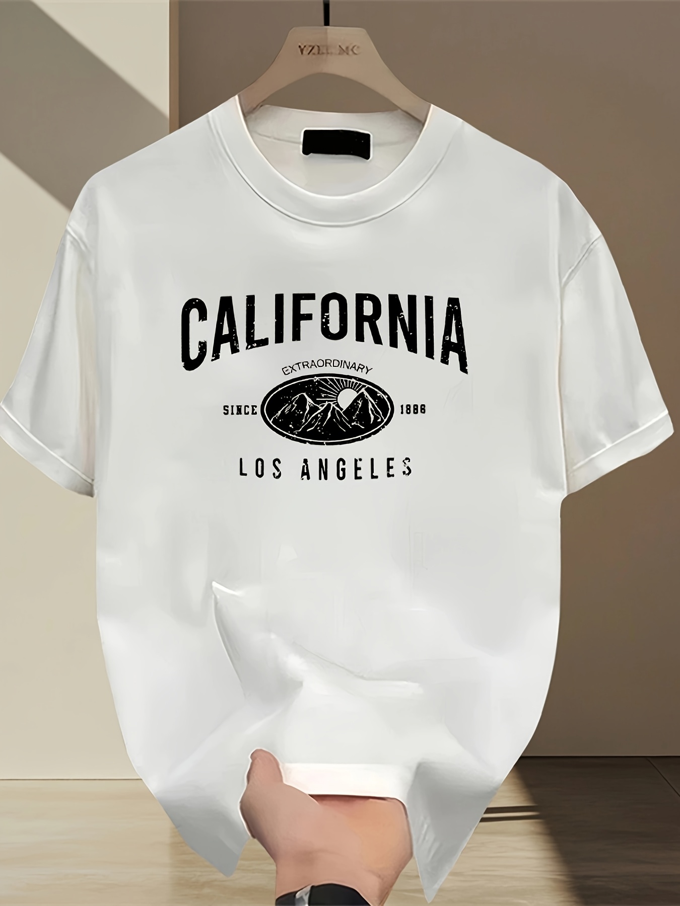 California Letter T-Shirt mit  – Street Fashion California Bewertung und Preis