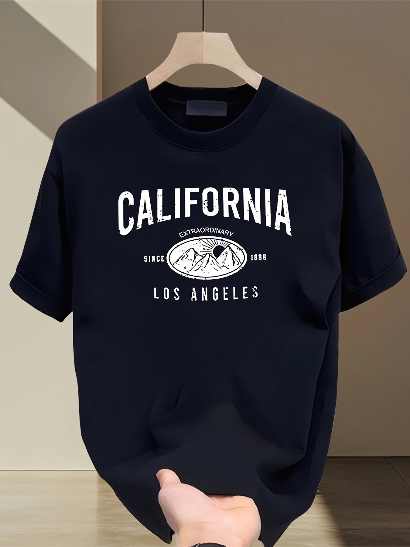 California Letter T-Shirt mit  – Street Fashion California Bewertung und Preis