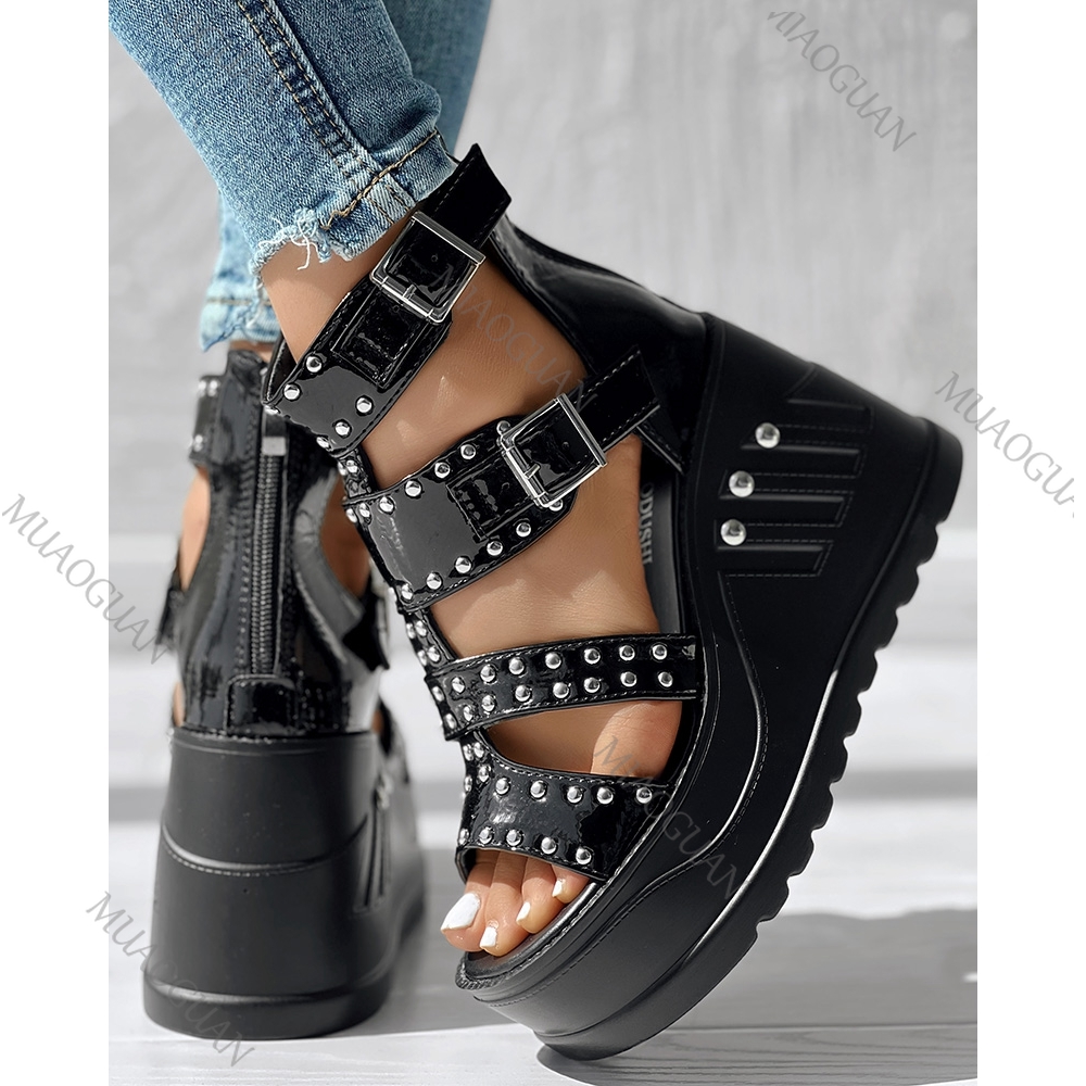 Modische Damen-Sandalen mit Pe – Street Fashion Lady Bewertung und Preis