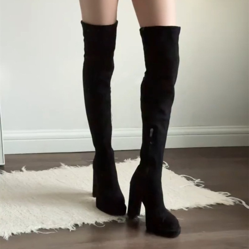 Nachtclub-Mode Damen Overknee- – Street Fashion Lady Bewertung und Preis