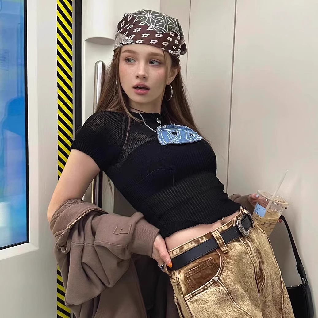 Retro Amerikanischer Stil Kopf – Street Fashion Girl Bewertung und Preis