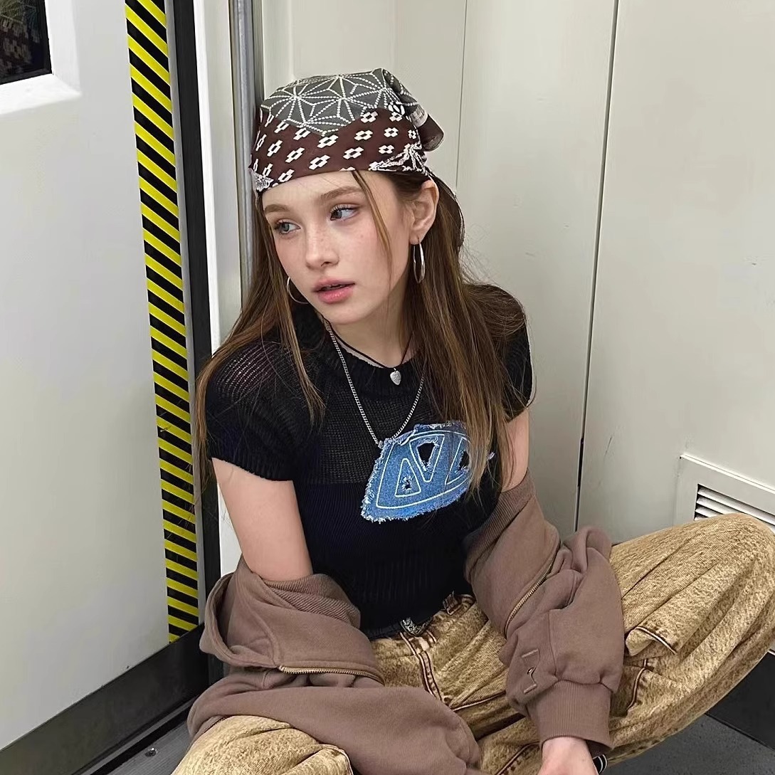 Retro Amerikanischer Stil Kopf – Street Fashion Girl Bewertung und Preis