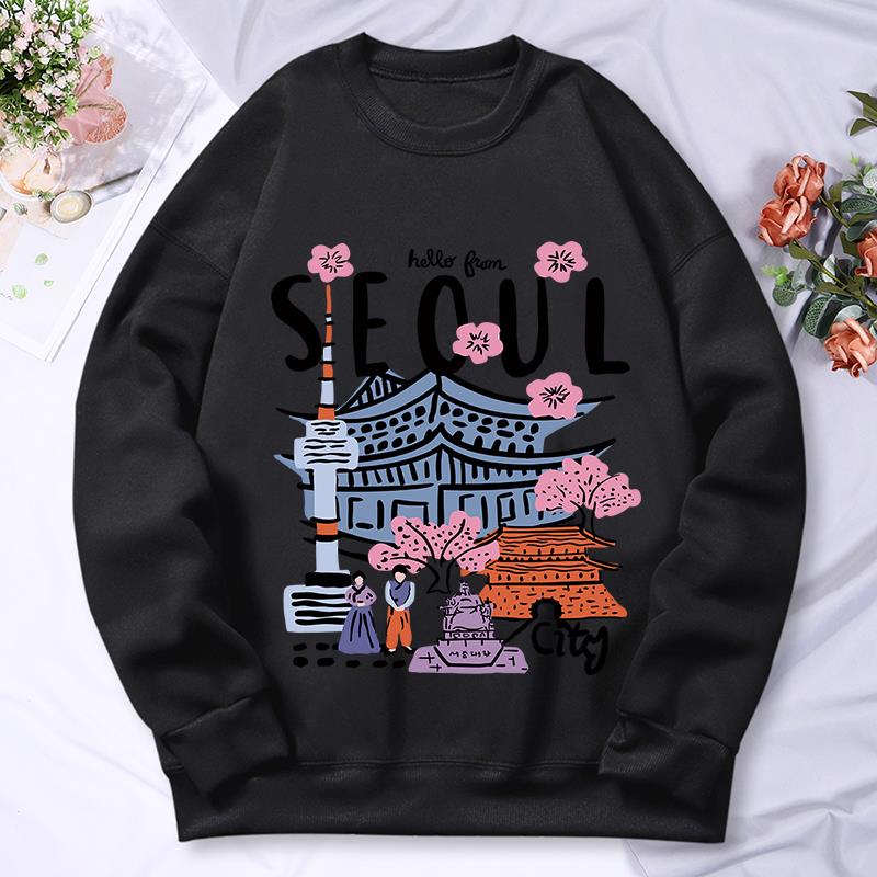 Seoul Schöne Landschaft Druck  – Street Fashion Of Seoul Bewertung und Preis