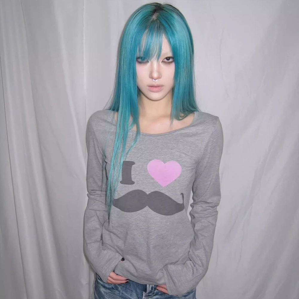 Japanisches Y2K-T-Shirt mit Ba – Street Fashion In Korea Bewertung und Preis