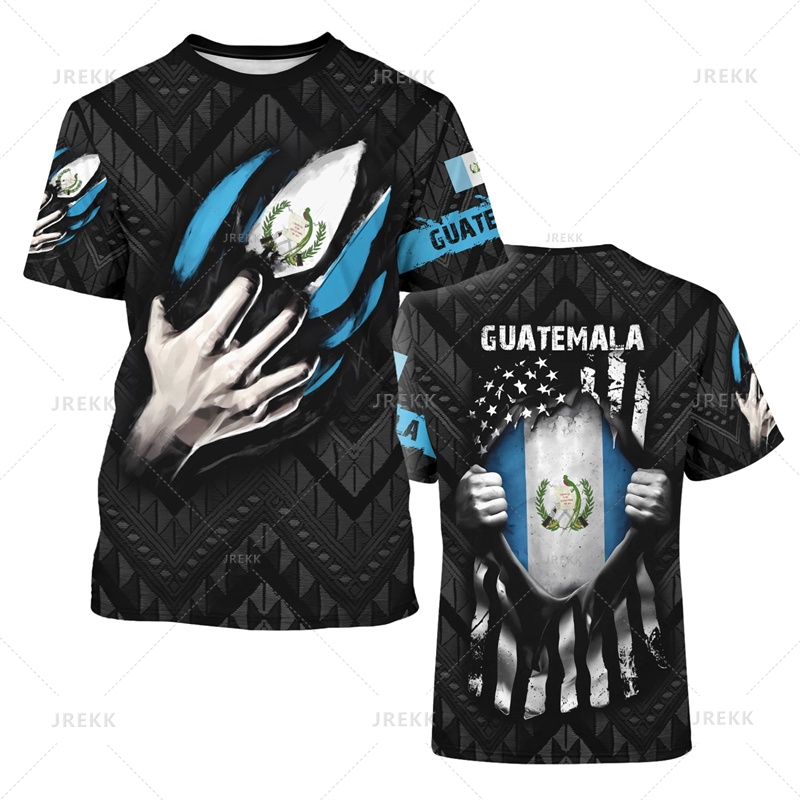 Guatemala Flagge Muster T-Shir – Street Fashion Usa Bewertung und Preis