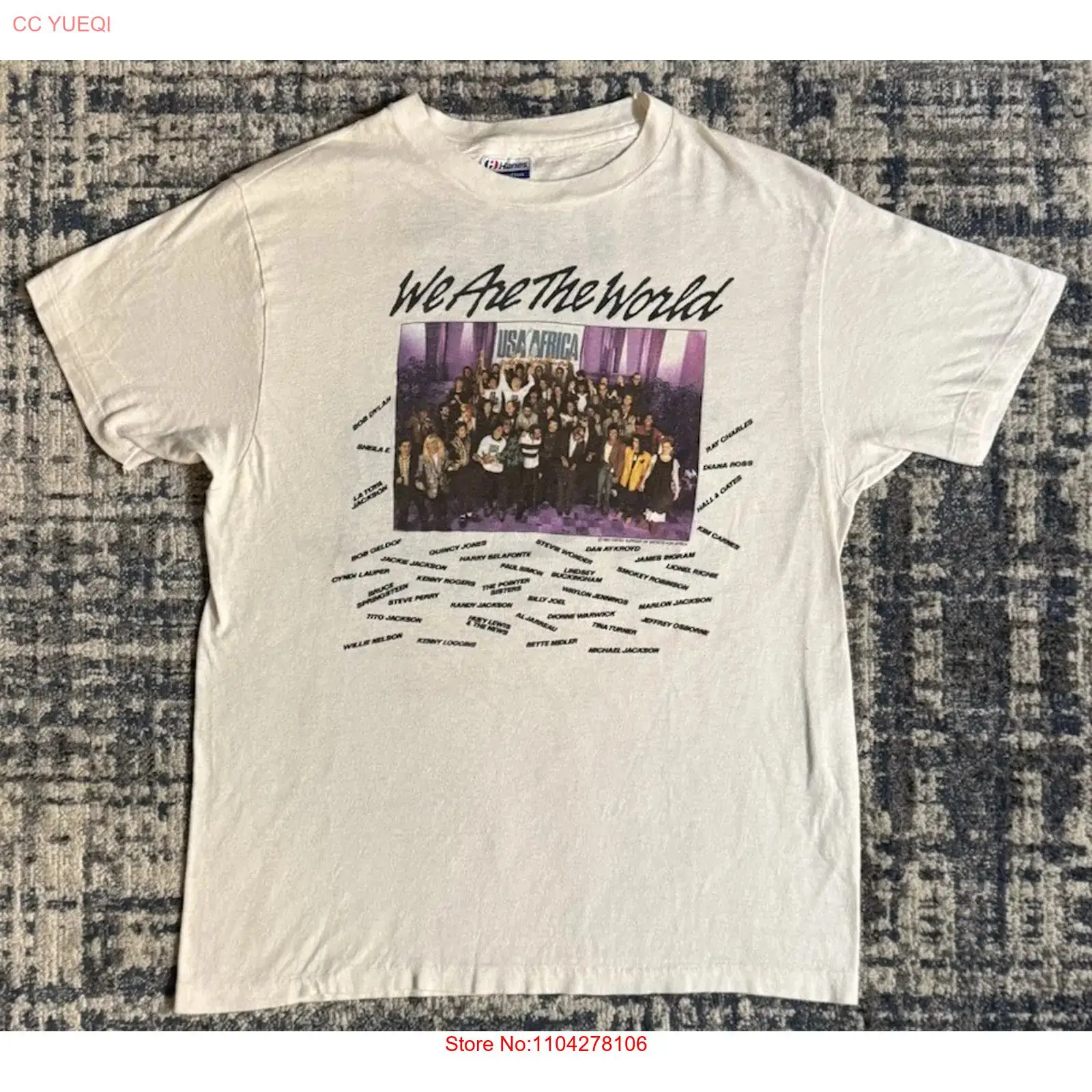 Vintage 1985 We Are The World  – Street Fashion Usa Bewertung und Preis