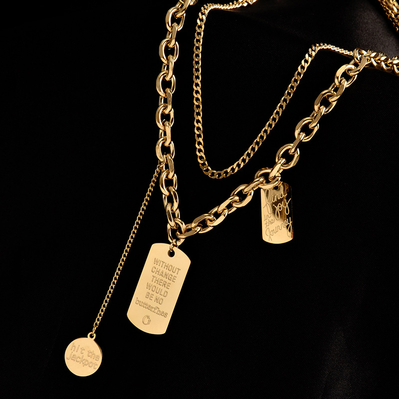 Neuer Trend Titan Stahl Halsre – Fashion Street Singapore Bewertung und Preis