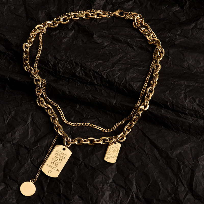 Neuer Trend Titan Stahl Halsre – Fashion Street Singapore Bewertung und Preis
