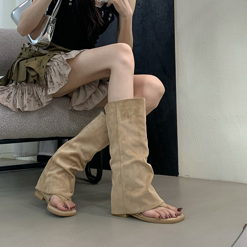 Ausgehöhlte Damenstiefel mit S – Street Fashion In Korea Bewertung und Preis