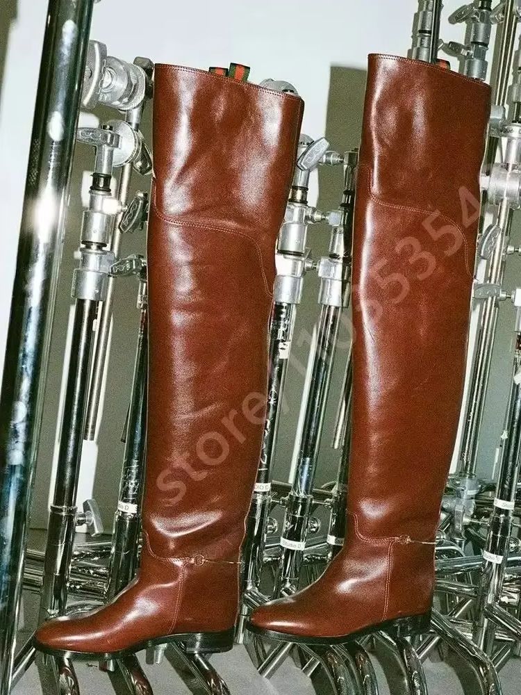 2025, Damen-Stiefel mit runder – Street Fashion Lady Bewertung und Preis