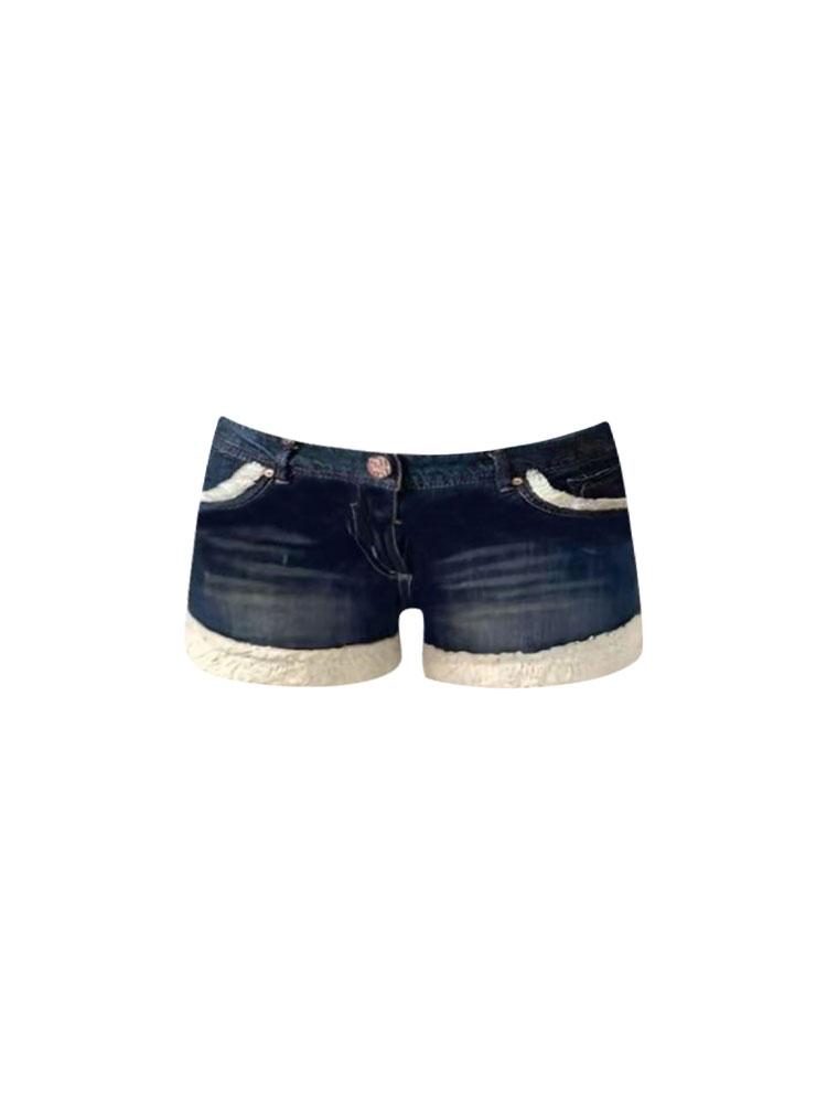 Tiefsitzende Bootcut-Jeansshor – Street Fashion Girl Bewertung und Preis