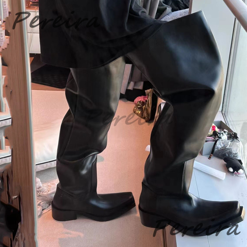 Overknee-Stiefel mit dicken So – Street Fashion Rome Bewertung und Preis